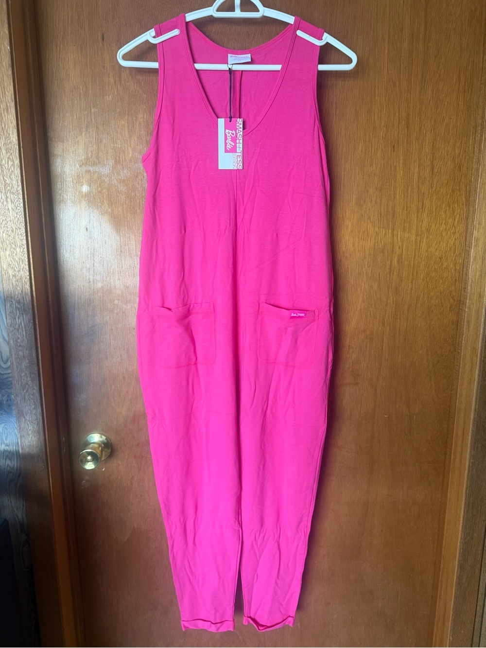 Smash + Tess x Barbie Saturday Romper Hot Pink